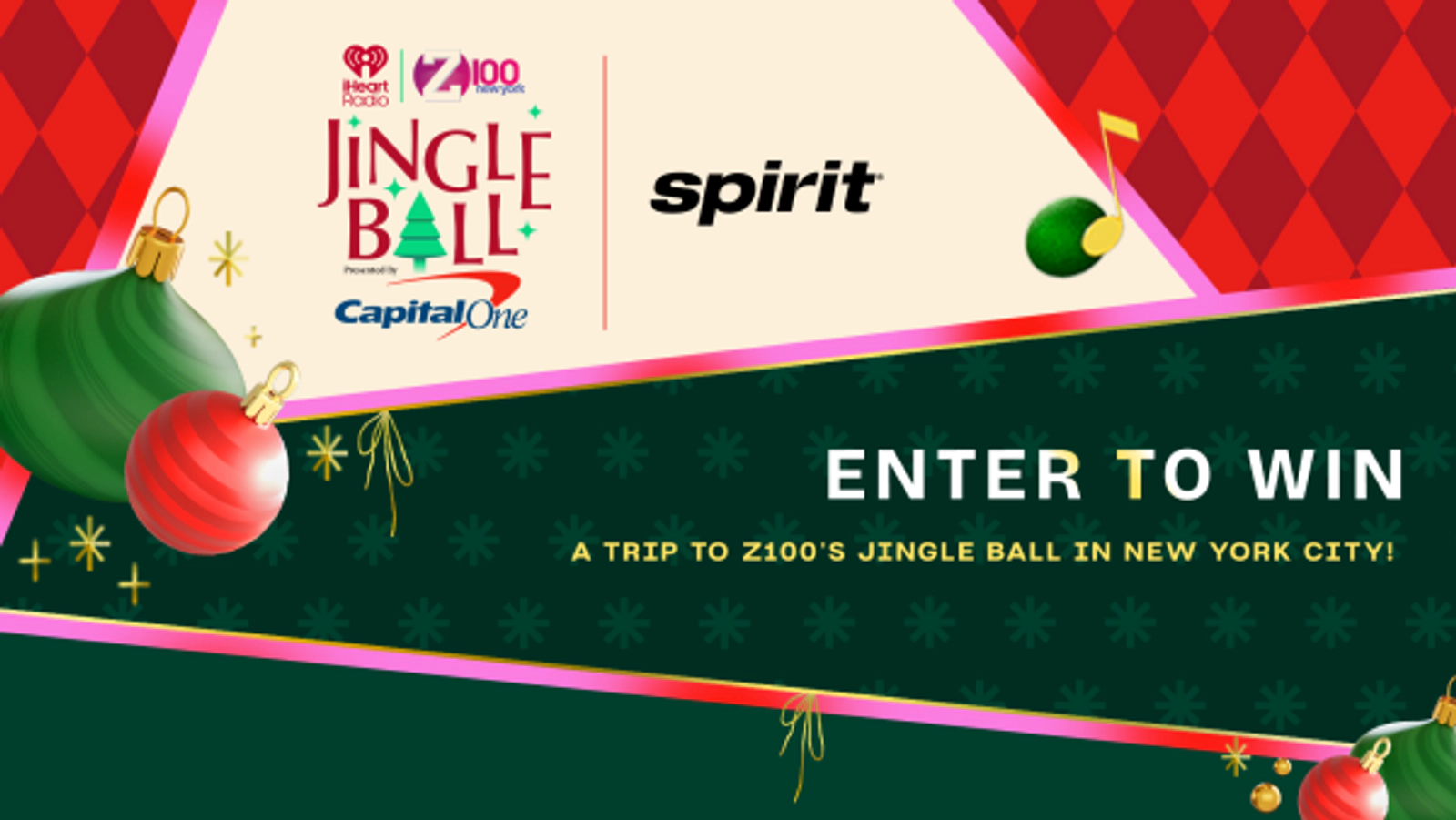 Enter to win a trip to Z100's Jingle Ball in New York City!
