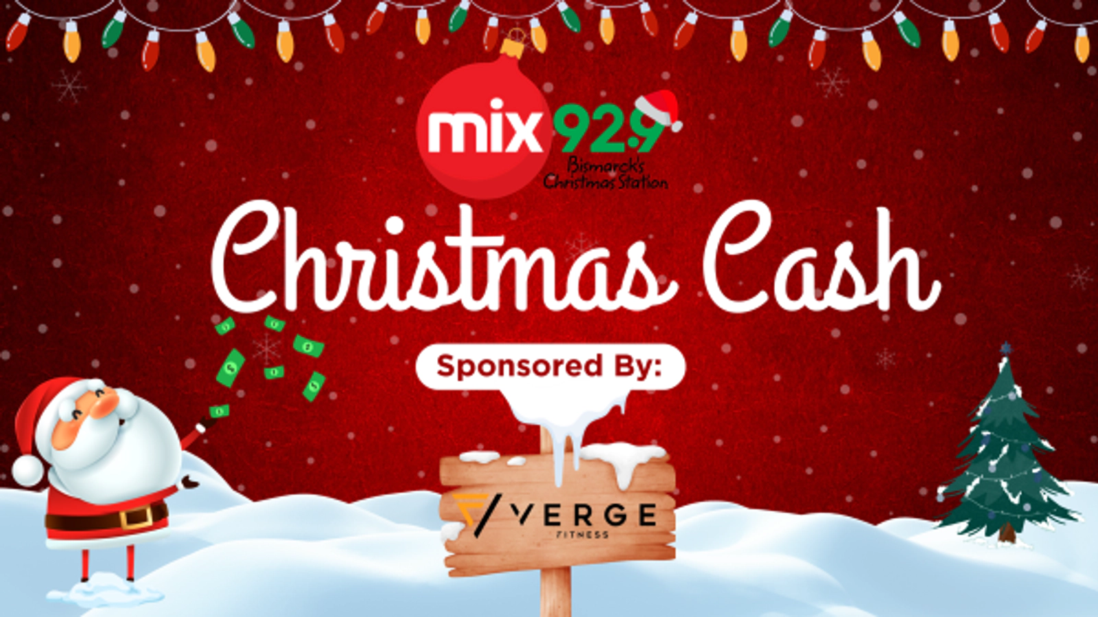 Christmas Cash sponsored by Verge Fitness!