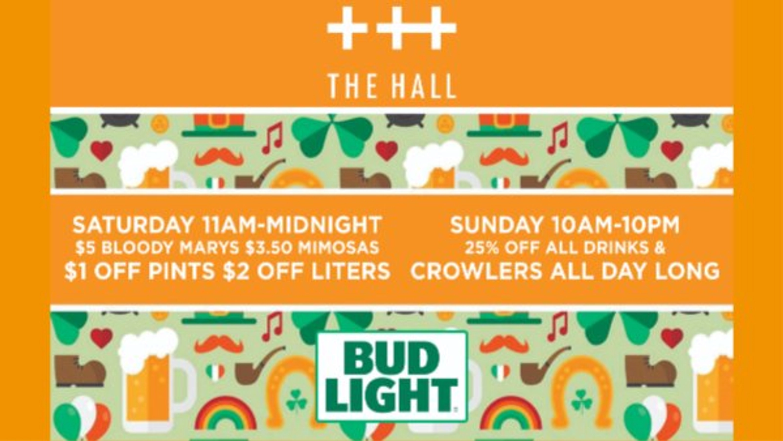 Win VIP Status at THE HALL for St. Patrick's Saturday! - Thumbnail Image