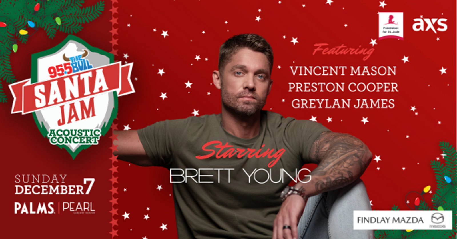 95.5 The Bull's Santa Jam Acoustic Concert