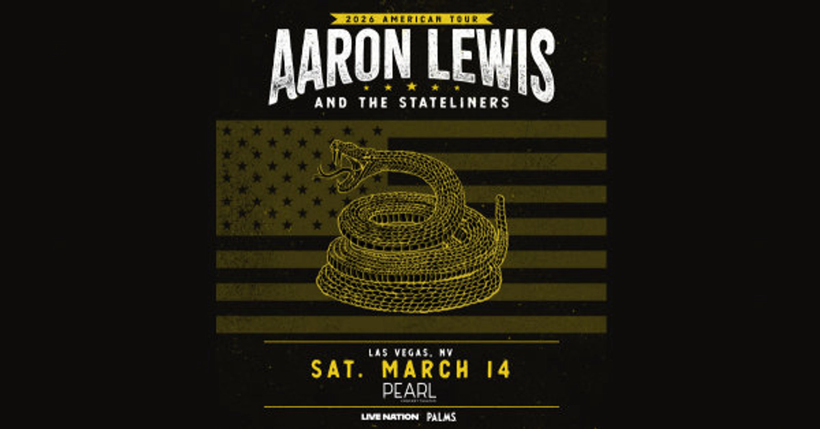 Enter to Win Tickets to Aaron Lewis and the Stateliners!