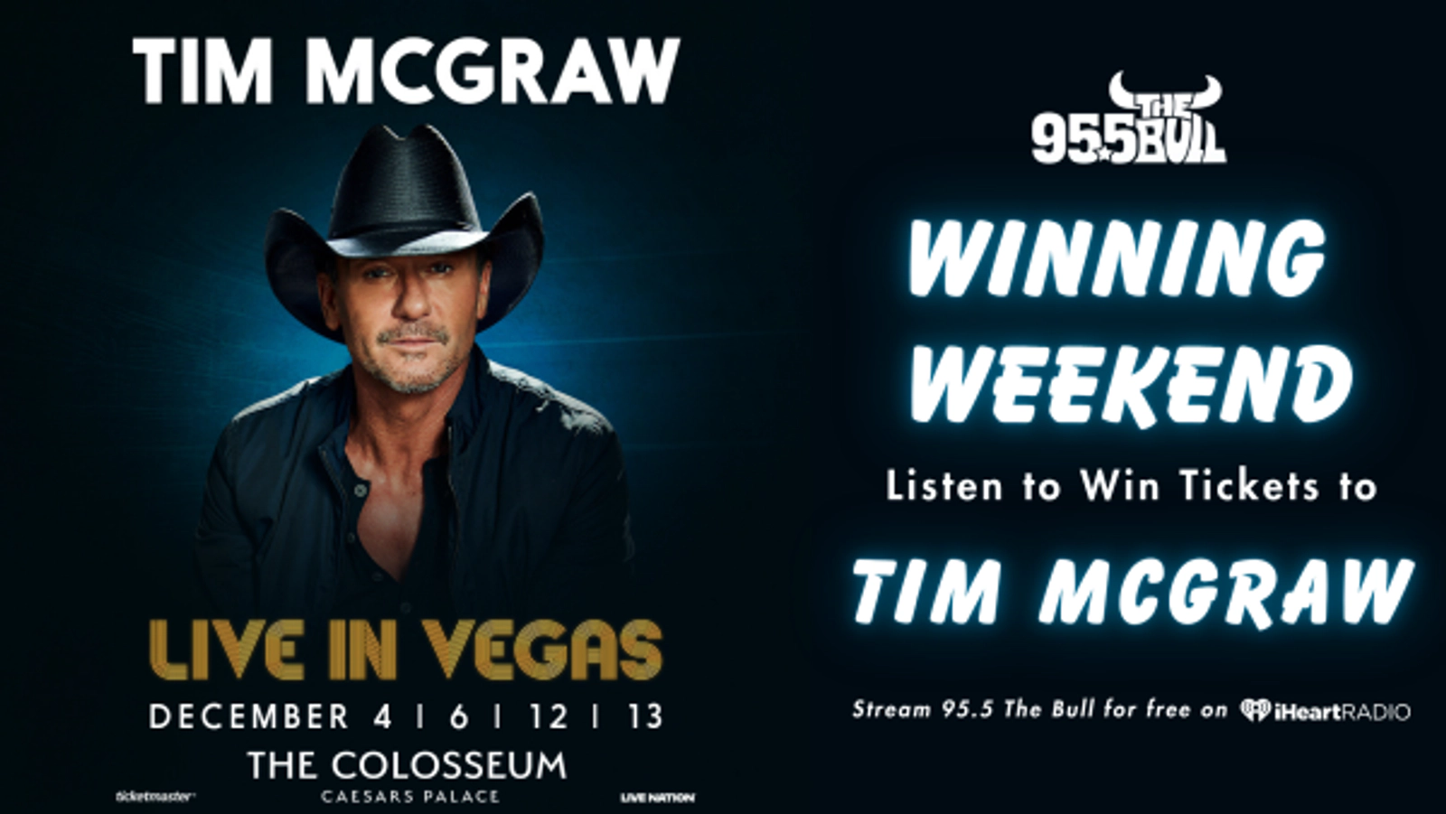 WINNING WEEKEND: Listen to Win Tickets to Tim McGraw!