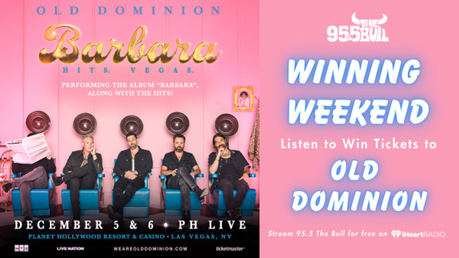 WINNING WEEKEND: Listen to Win Tickets to Old Dominion!