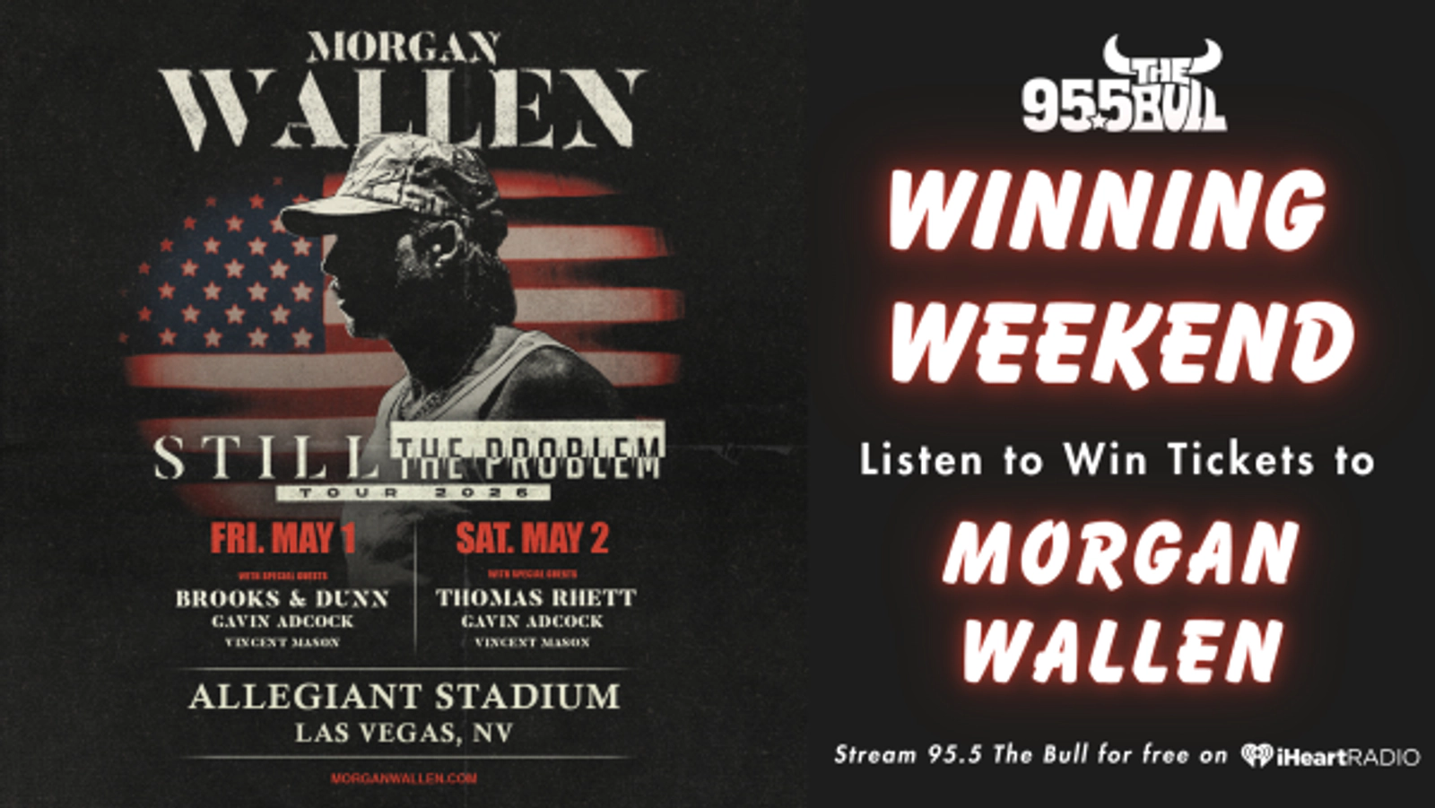 WINNING WEEKEND: Listen to Win Tickets to Morgan Wallen!