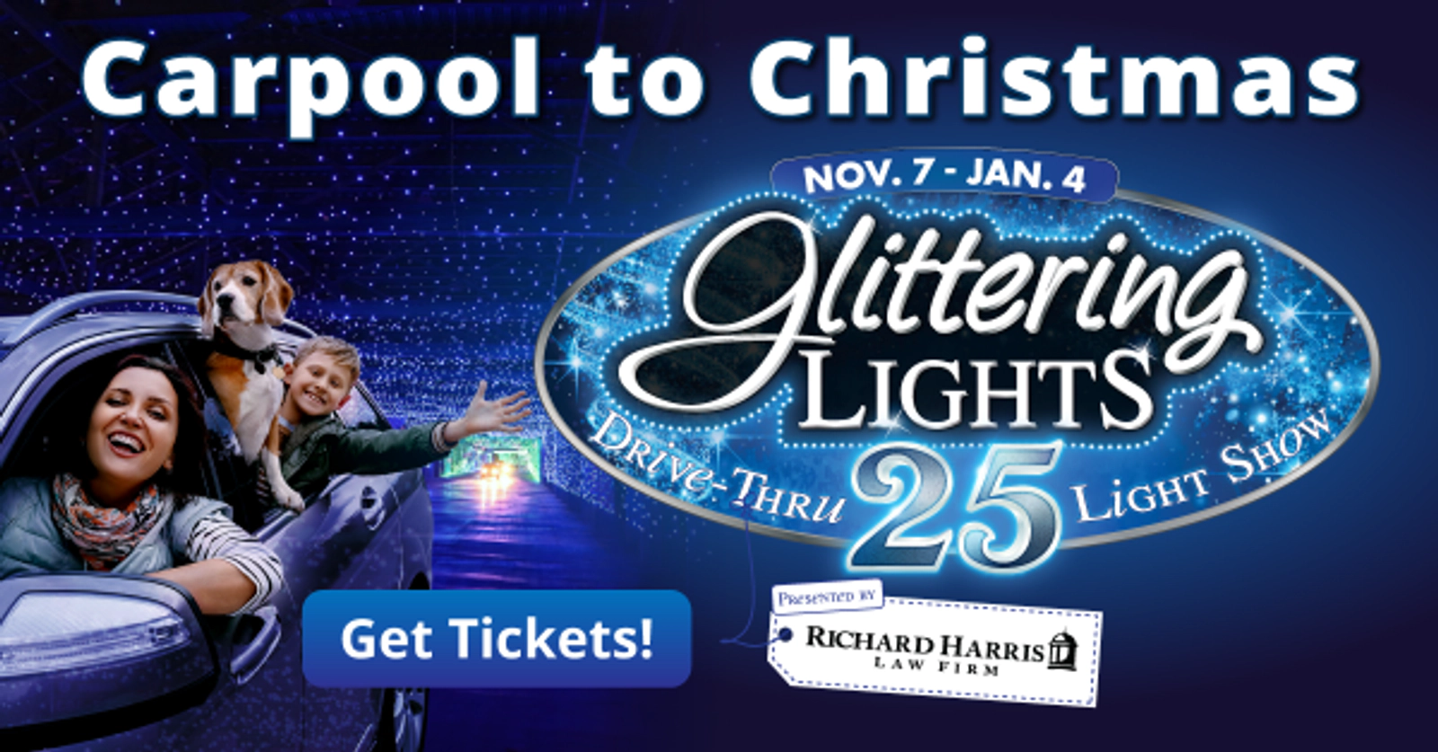 Enter to Win a Car Pass from Glittering Lights!