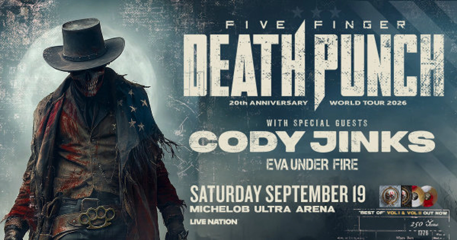 Enter to Win Tickets to Five Finger Death Punch with Cody Jinks!