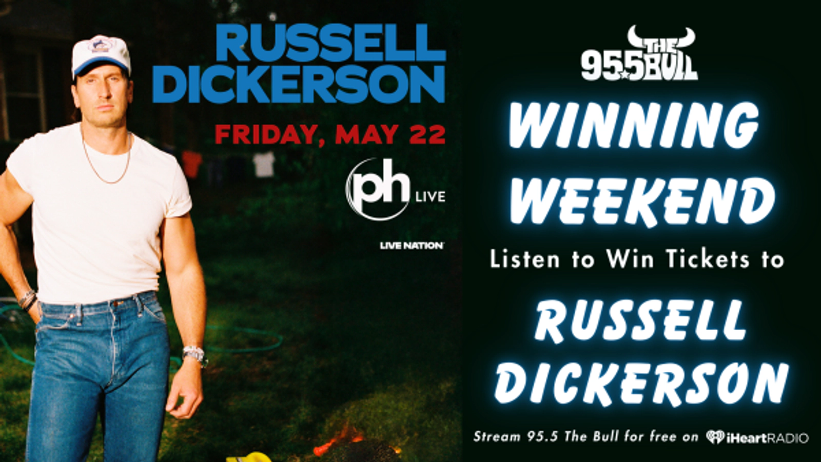 WINNING WEEKEND: Listen to Win Tickets to Russell Dickerson!