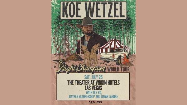 Enter to Win Tickets to Koe Wetzel!