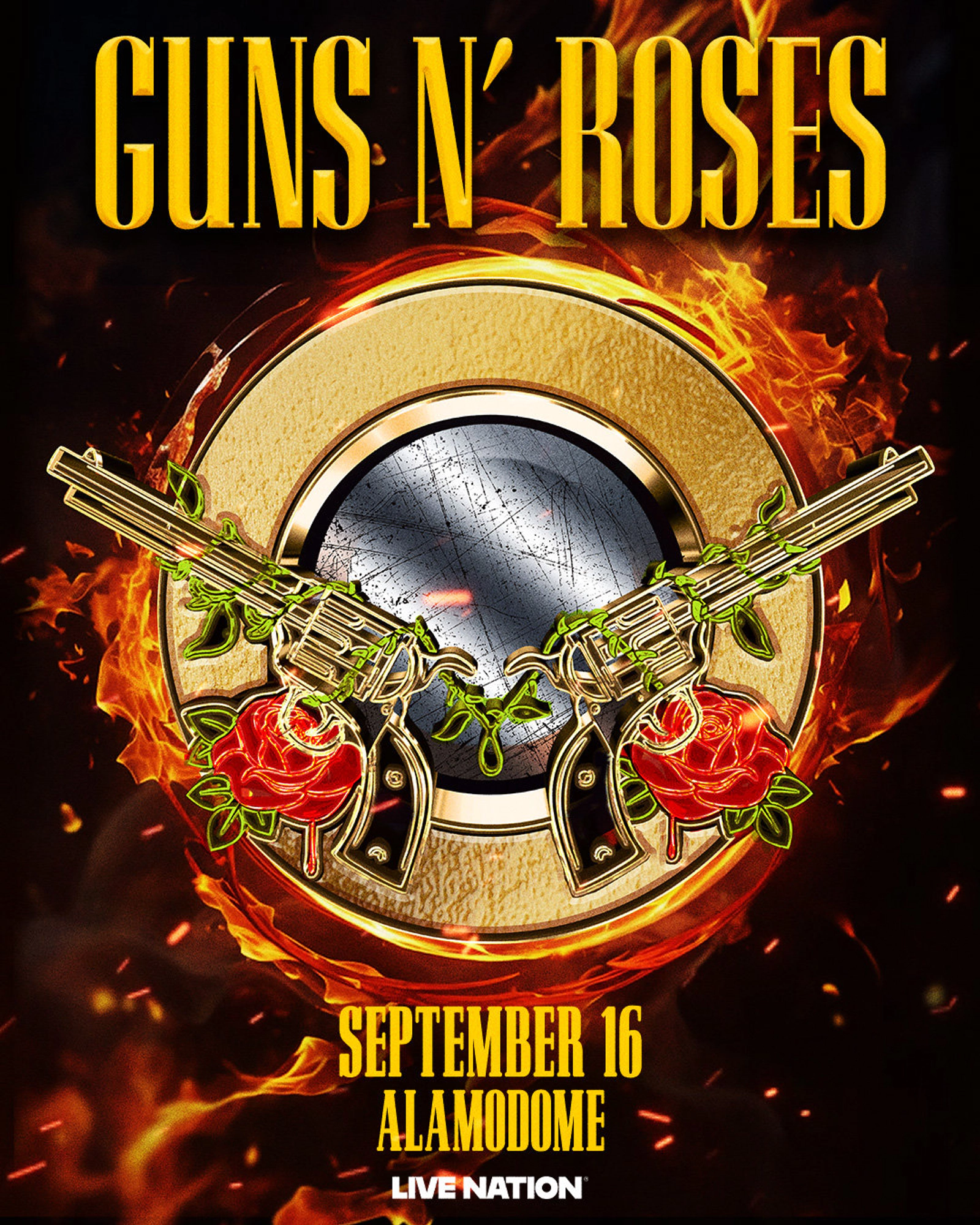 WIN A PAIR OF TICKETS TO SEE GUNS N' ROSES