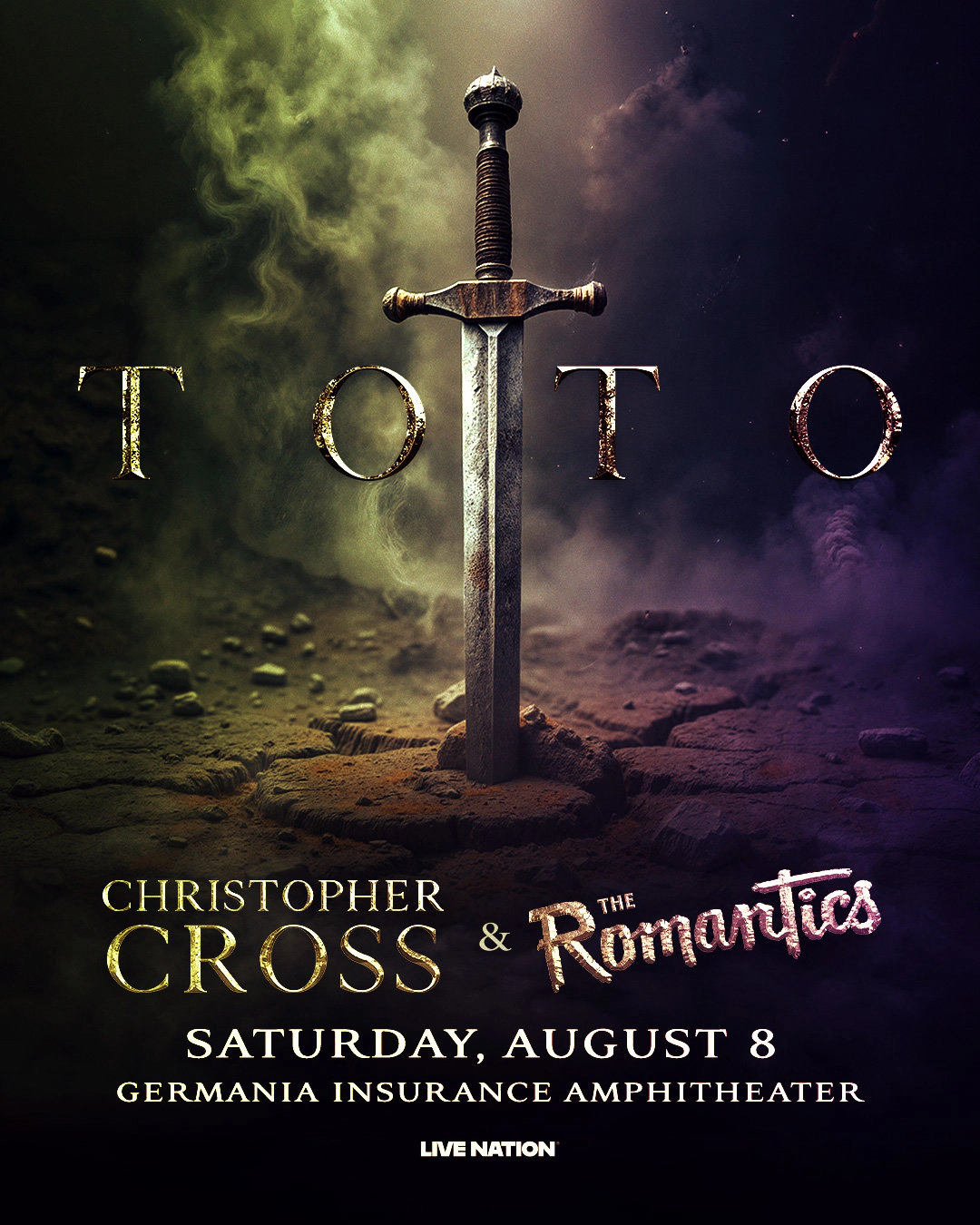 WIN A PAIR OF TICKETS TO SEE TOTO CHRISTOPHER CROSS & THE ROMANTICS!