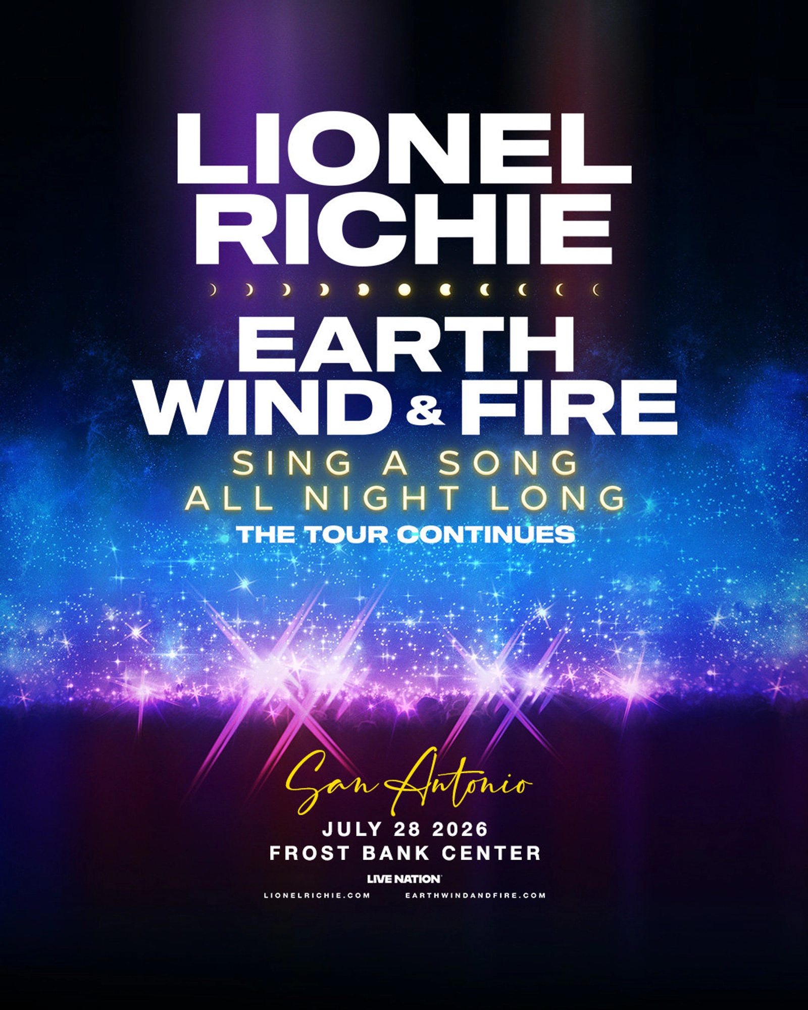 WIN A PAIR OF TICKETS TO SEE LIONEL RICHIE AND EARTH, WIND  & FIRE!