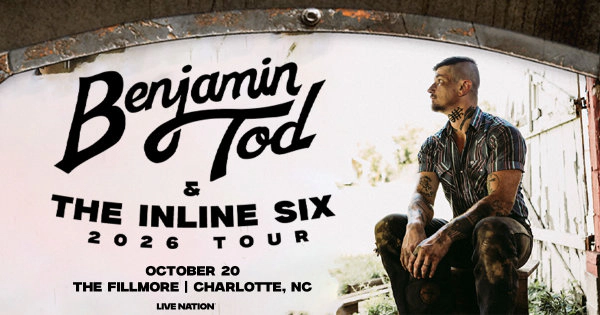 Enter to win to see Benjamin Tod at The Fillmore!
