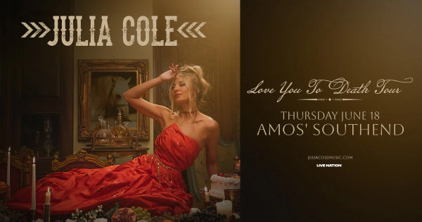 Enter to win to see Julia Cole at Amos' Southend Charlotte!