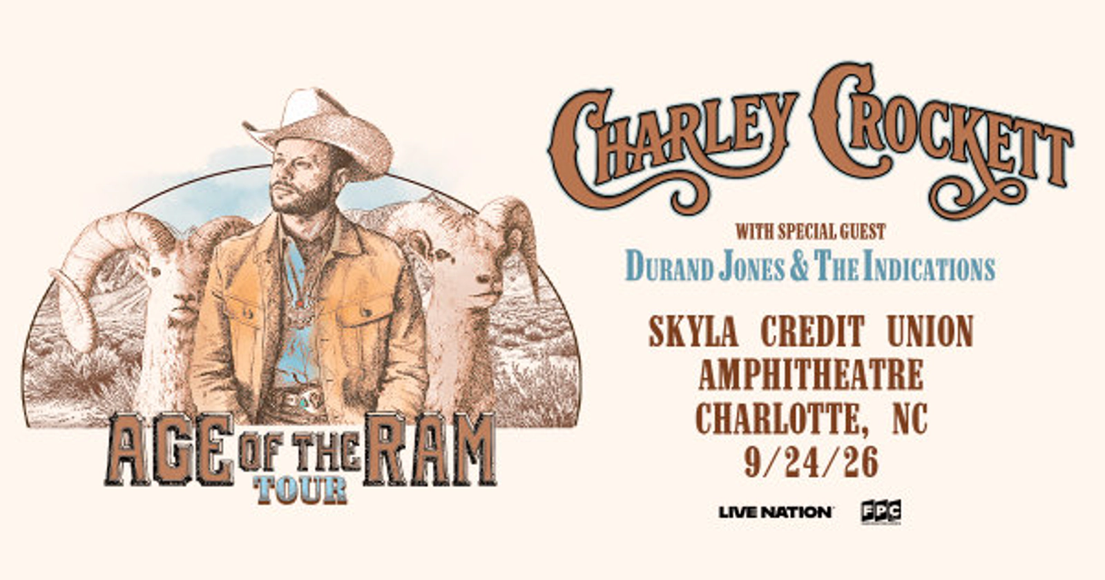 Enter to win to see Charley Crockett at Skyla!