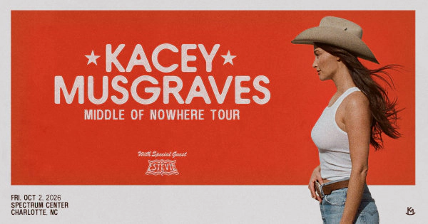 Enter to win to see Kacey Musgraves at Spectrum Center!