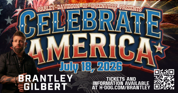 Enter to Win Tickets to Brantley Gilbert in Greenville at the Celebrate America Concert!