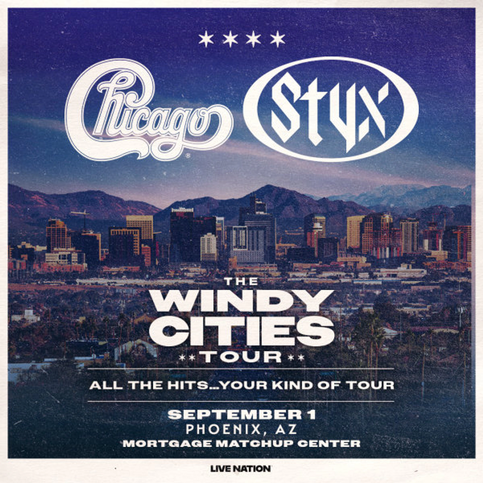 Win tickets to Chicago & STYX