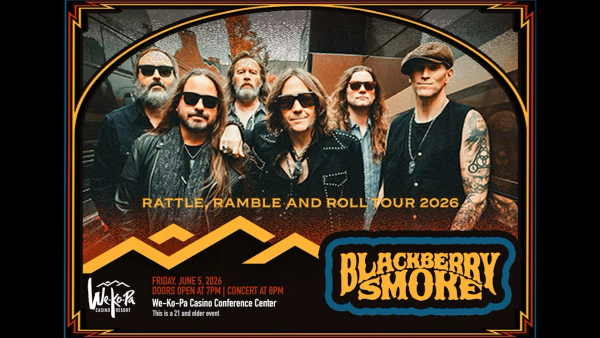 Win tickets to Blackberry Smoke at We-Ko-Pa Casino Resort