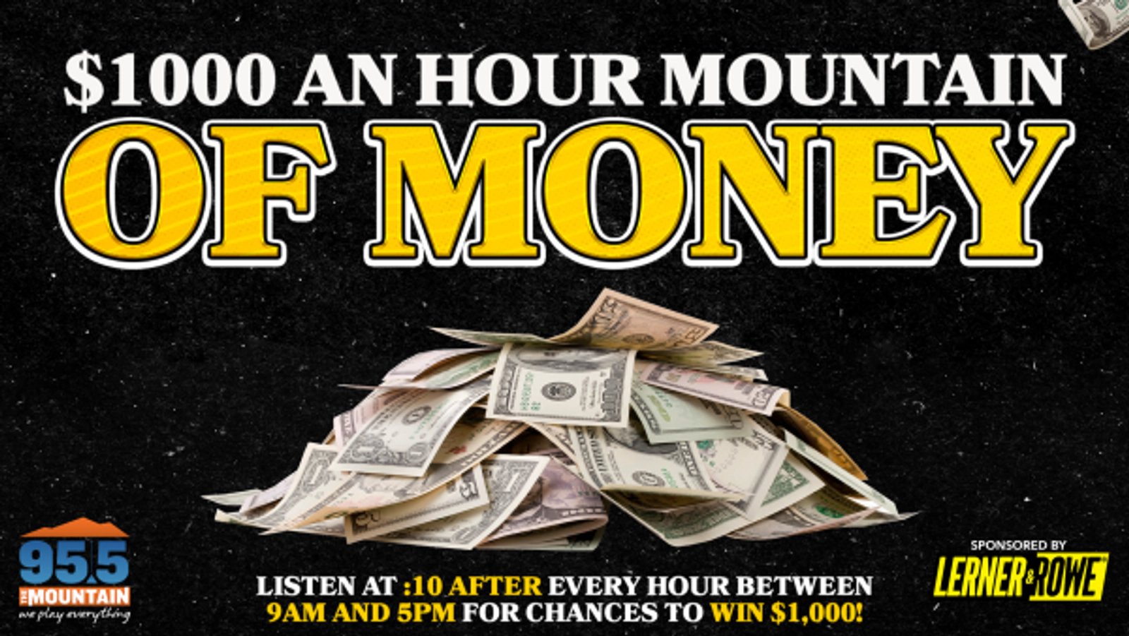 $1000 an Hour Mountain of Money