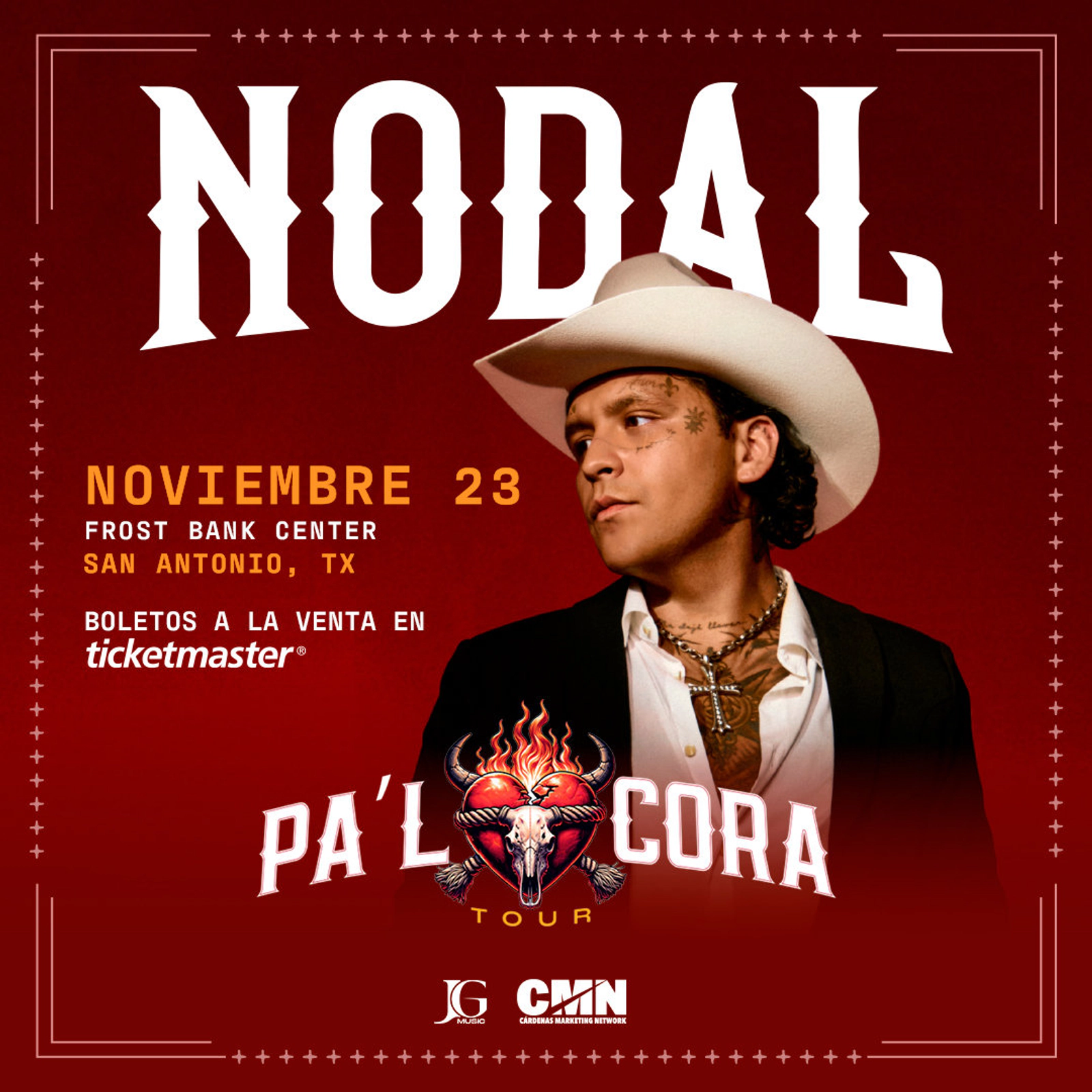 ENTER TO WIN A PAIR OF TICKETS TO SEE CHRISTIAN NODAL!