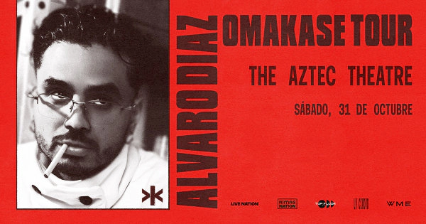 WIN A PAIR OF TICKETS TO ALVARO DIAZ!