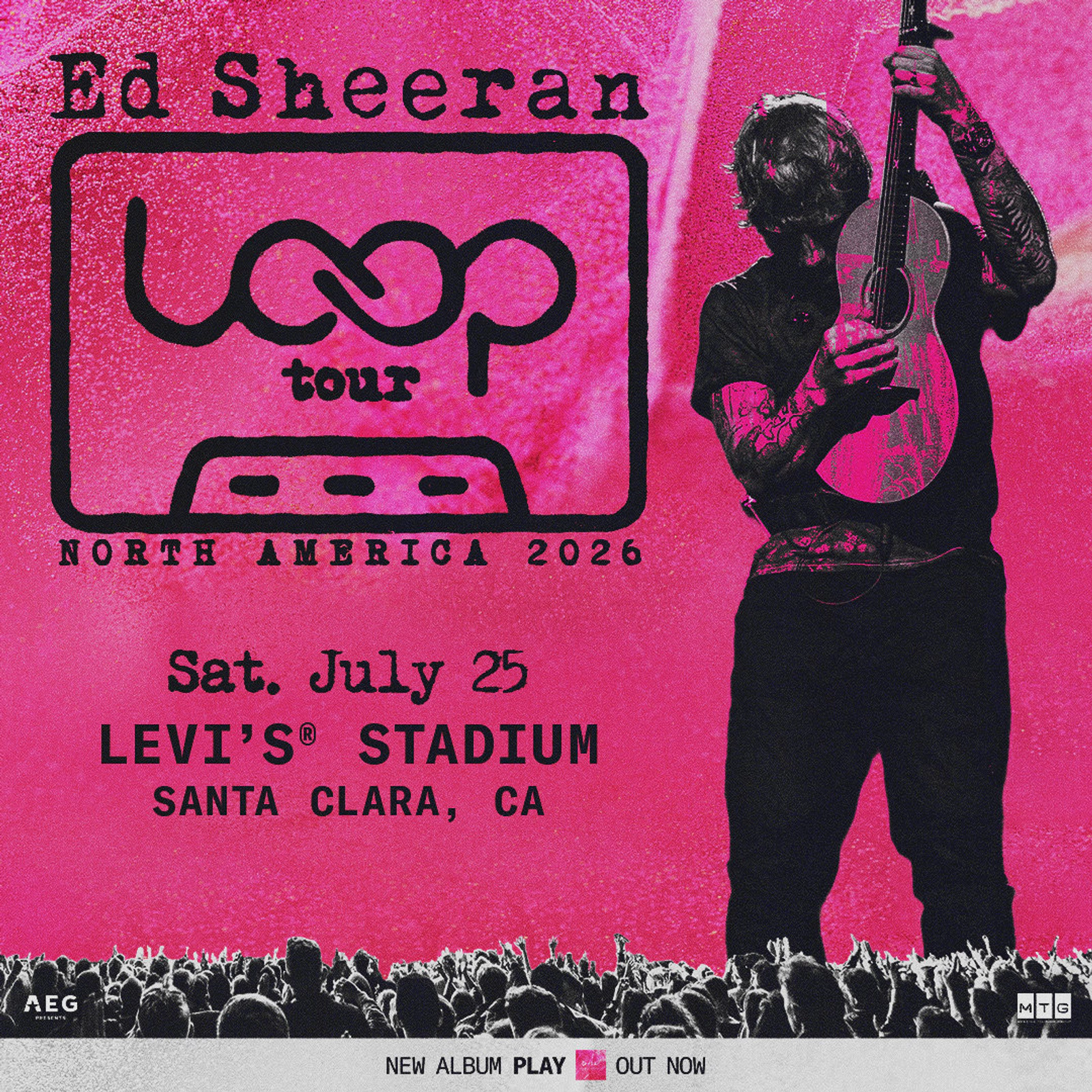 See Ed Sheeran in Concert at Levi's Stadium!