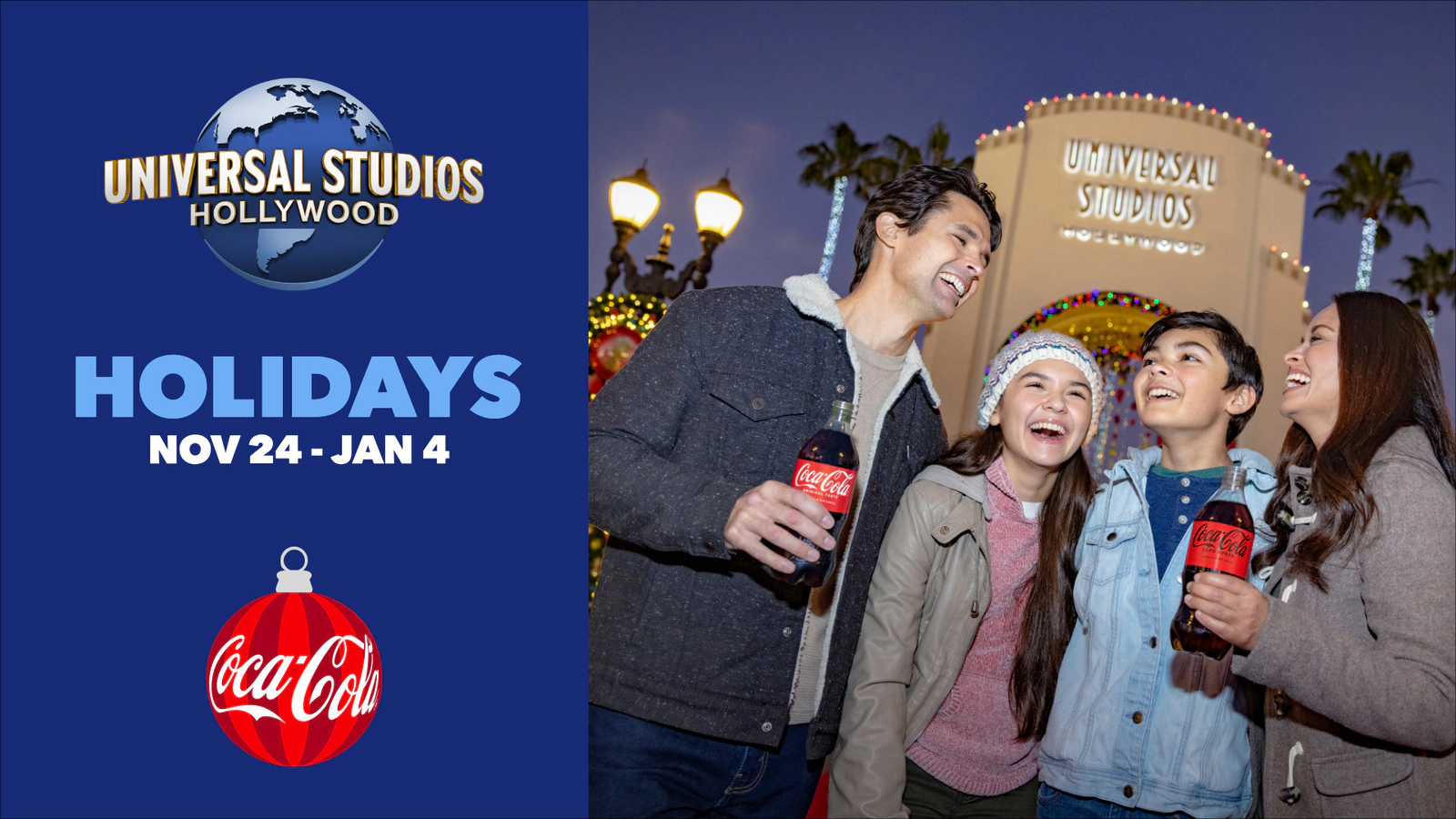 Universal Studios Hollywood Holiday Awaits! Enter to Win for 4!