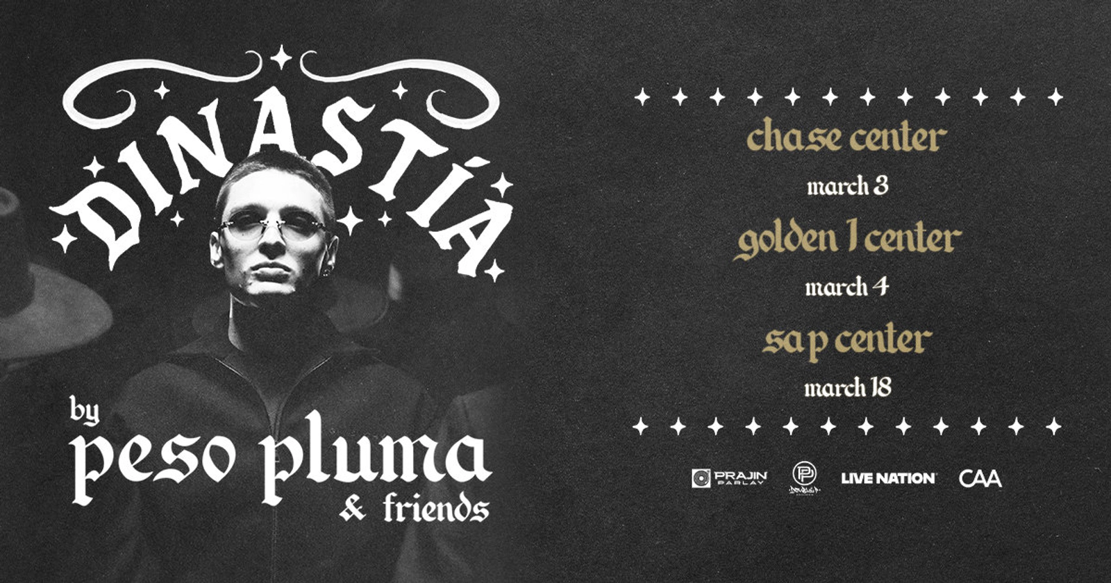 The Dinastía Tour Arrives: Peso Pluma Live in SF on March 3 and San Jose on March 18!