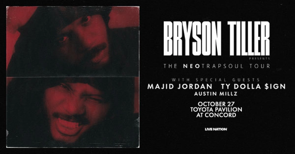 Win Tickets to see Bryson Tiller "The NeoTrapSoul Tour" at Toyota Pavilion on October 27th