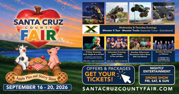 Win Tickets to the 2026 Santa Cruz County Fair!