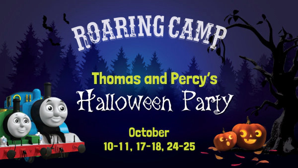 Win Tickets to Thomas & Percy's Halloween Party on October 18 at Roaring Camp Railroads!