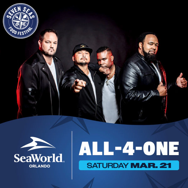 Win tickets to All-4-One at SeaWorld's Seven Seas Food Festival