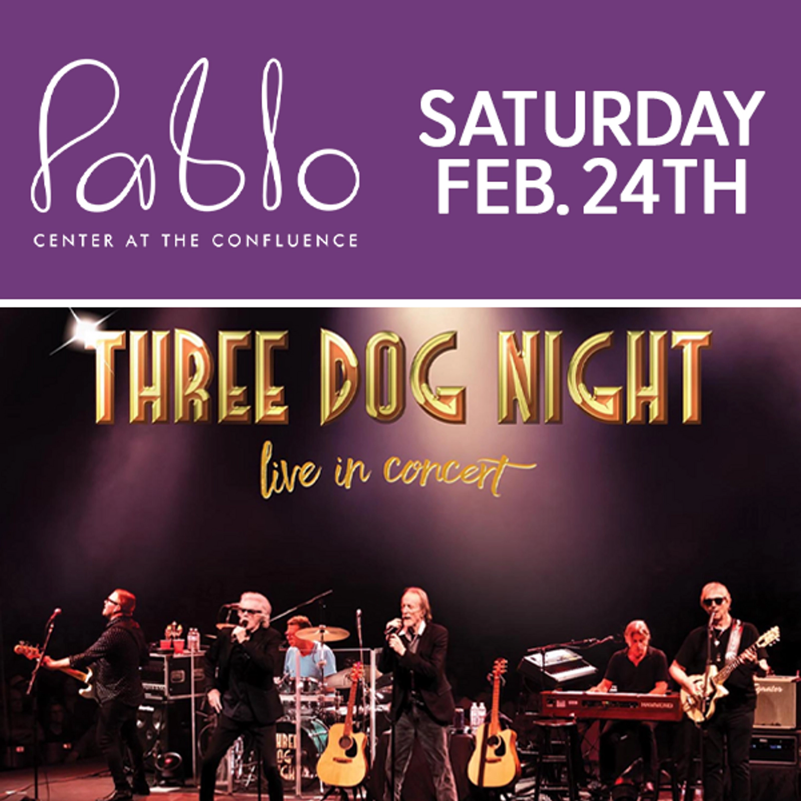 I just entered to win tickets to Three Dog Night at the Pablo Center!