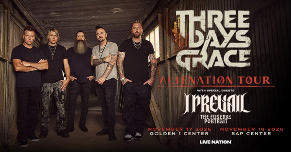 ENTER BELOW FOR A CHANCE TO WIN TICKETS TO THREE DAYS GRACE!!