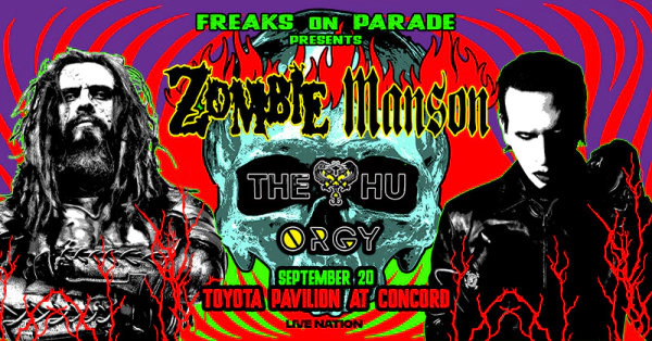 Win Your Way in to See Rob Zombie & Marilyn Manson at the Toyota Pavillion on Sept. 20th!