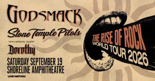 Win Tickets to the RISE OF ROCK WORLD TOUR 2026 with Godsmack + Stone Temple Pilots