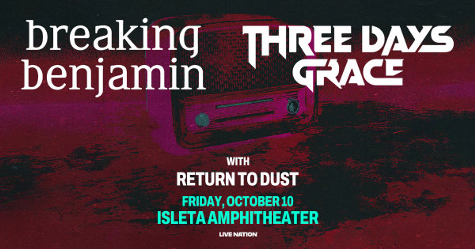 Win tickets to see Breaking Benjamin!