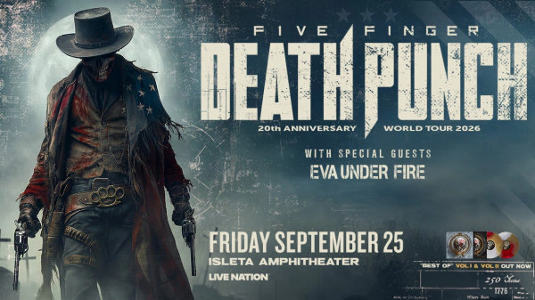 Win Tickets to See Five Finger Death Punch First Financial Credit Union Amphitheater (Formerly Isleta Amphitheater)