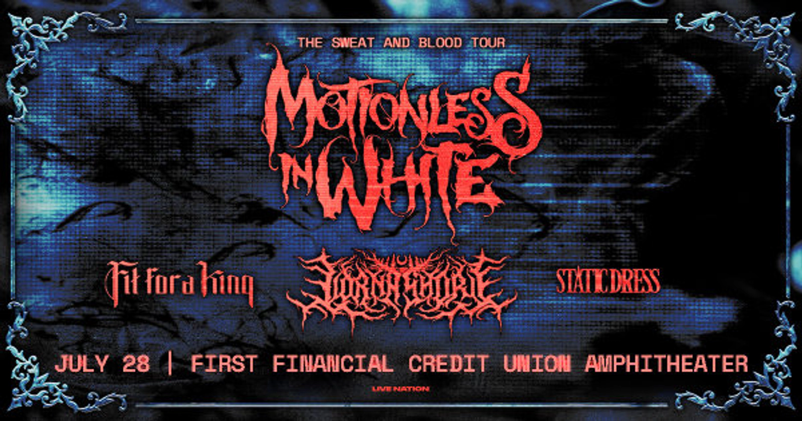 Win tickets to see Motionless In White at First Financial Credit Union Amphitheater (Formerly Isleta Amphitheater)
