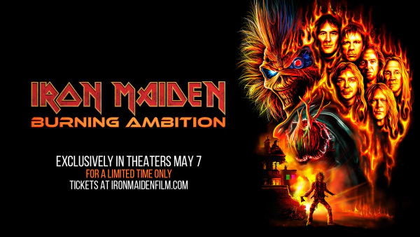 Win tickets to see the movie Iron Maiden: Burning Ambition!