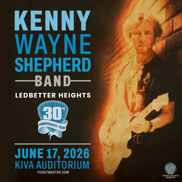 Win tickets to see Kenny Wayne Shepherd at Kiva Auditorium!