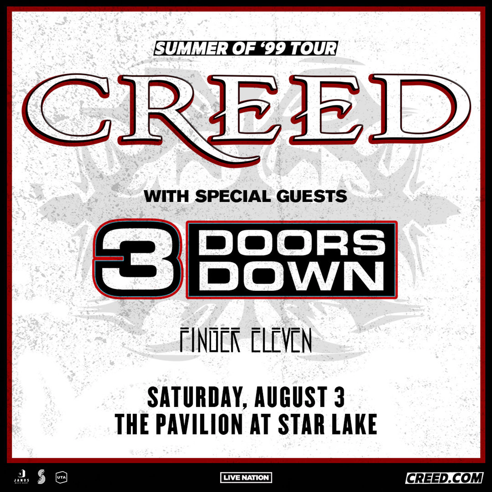 Win tickets to see Creed with 3 Doors Down! | 105.9 The X | 105.9 The X