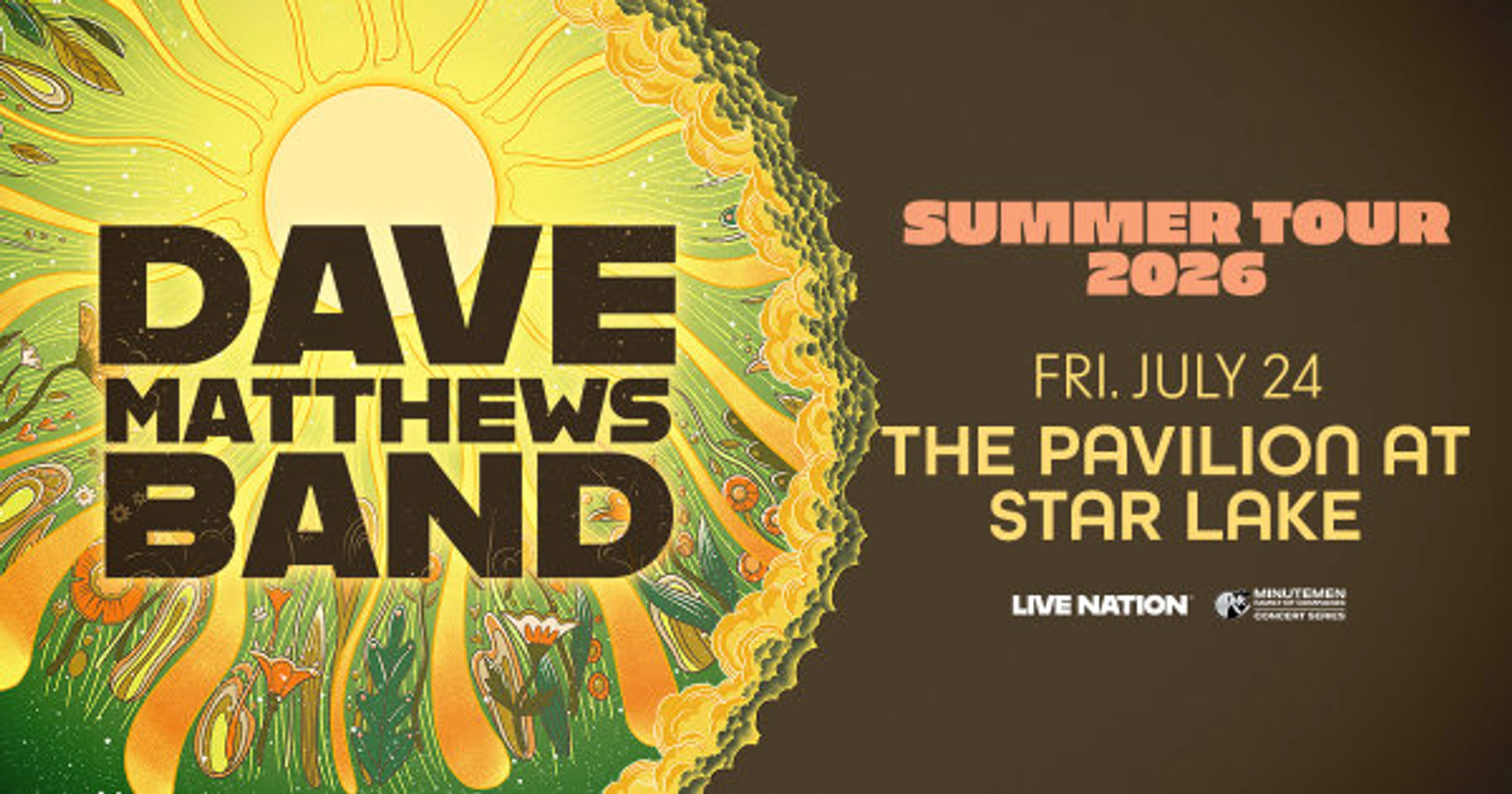 Win tickets to see Dave Matthews Band at The Pavilion at Star Lake!