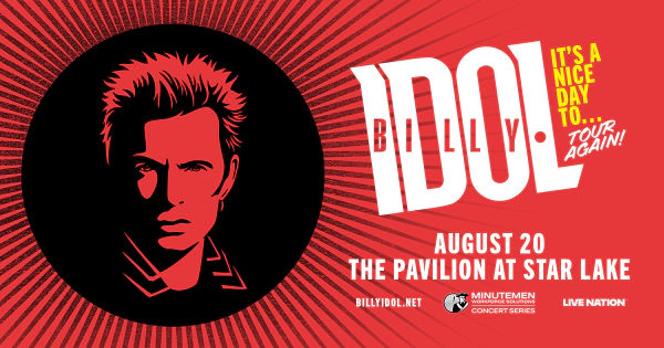 Win tickets to see Billy Idol at The Pavilion at Star Lake!