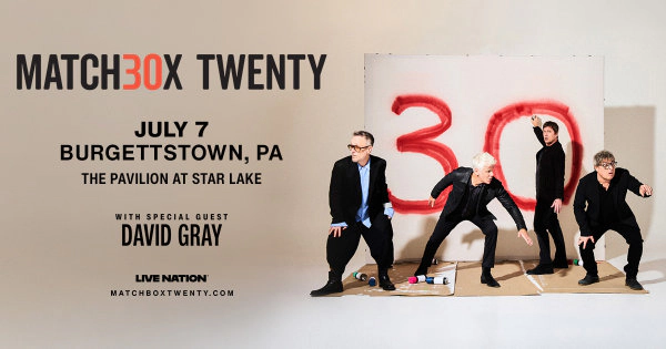 Win tickets to see Matchbox Twenty at The Pavilion at Star Lake!