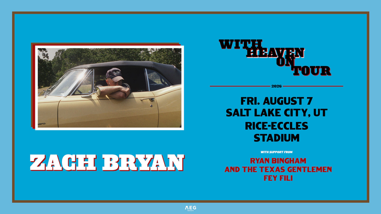 Win A Pair Of Tickets To Zach Bryan At The Rice Eccles Stadium On August 7th!