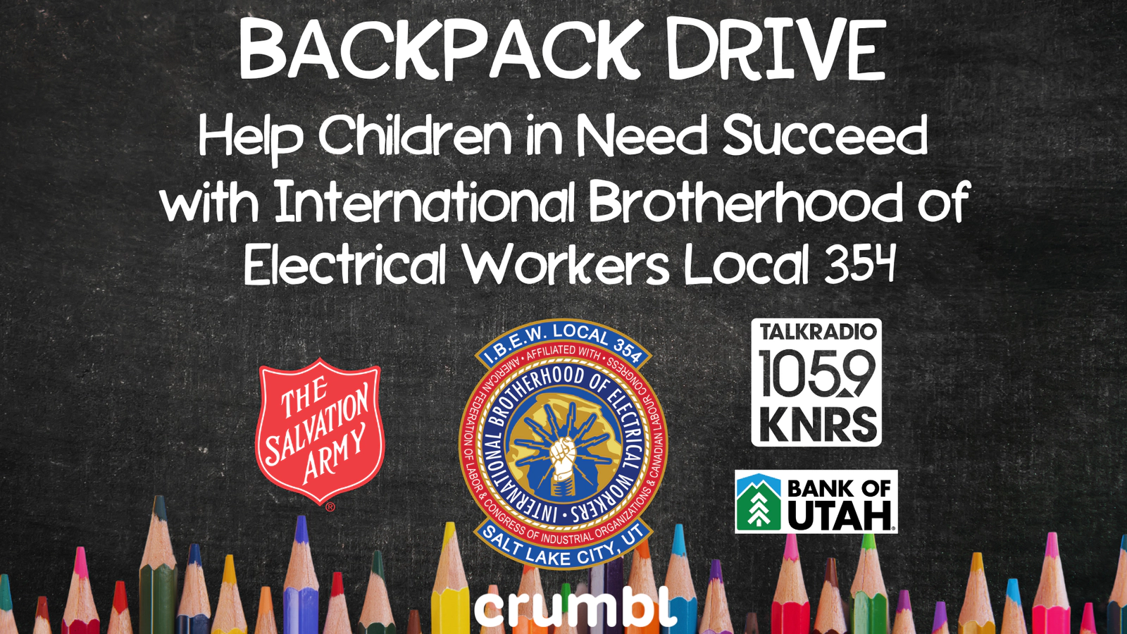 Help Us Make A Difference - One Backpack At A Time