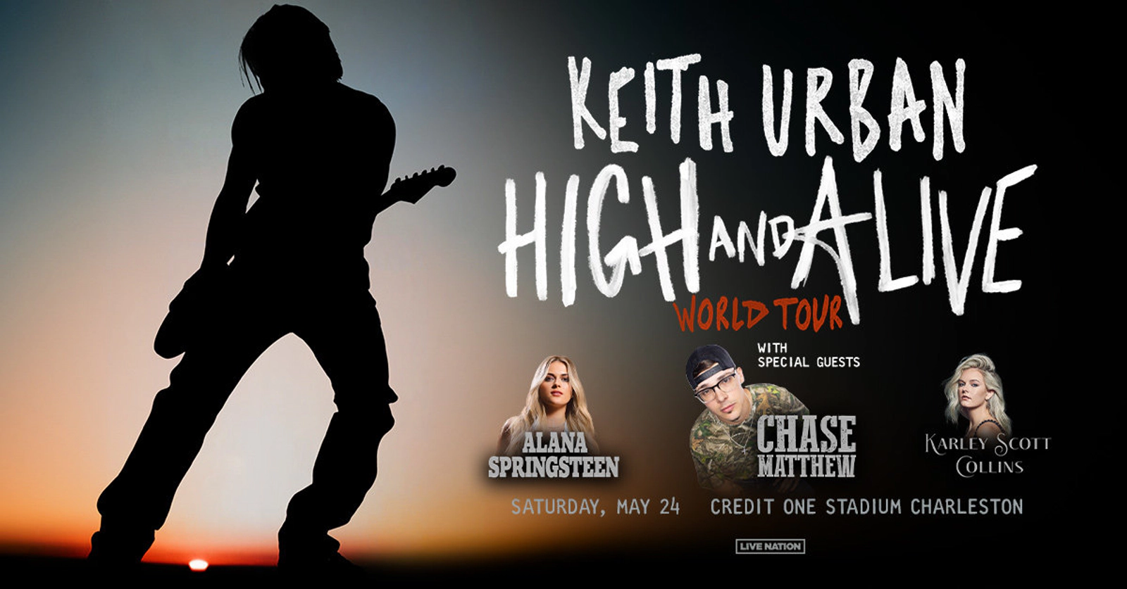 Keith Urban High and Alive World Tour @ Credit One Stadium 5/24 | WCOS ...