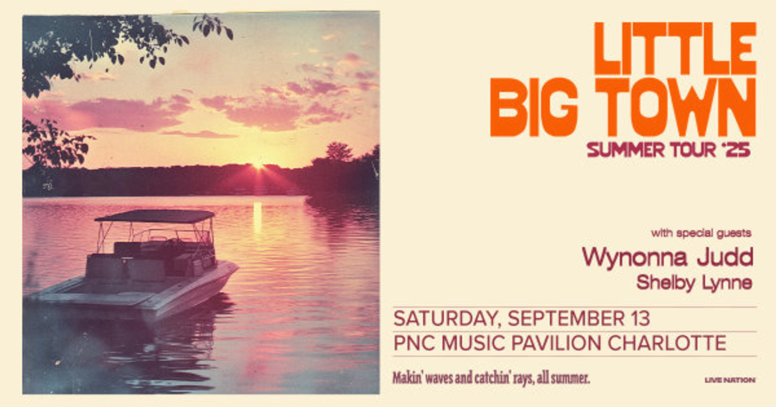 Little Big Town Summer Tour 2025 @ PNC Music Pavilion 9/13