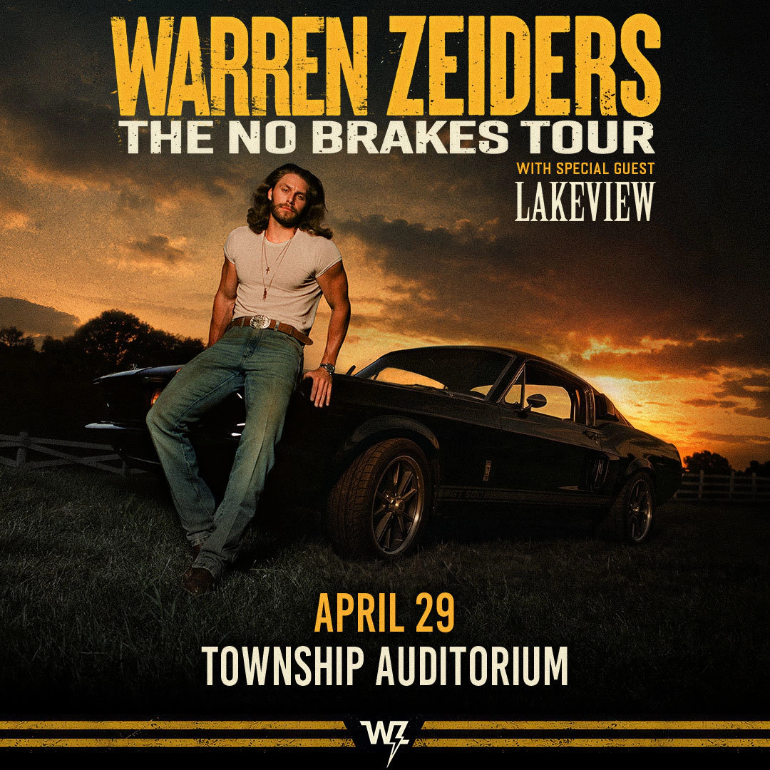 Win Tickets to see Warren Zeiders at Township Auditorium 4/29/27!